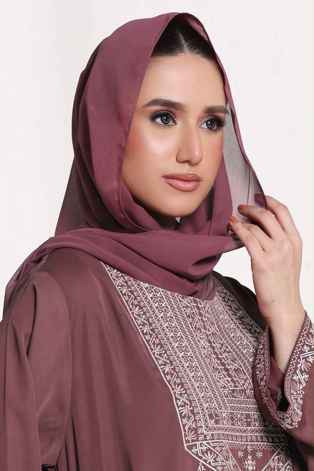 Georgette chiffon hijab single high-quality fabric this hijab perfect for daily wear