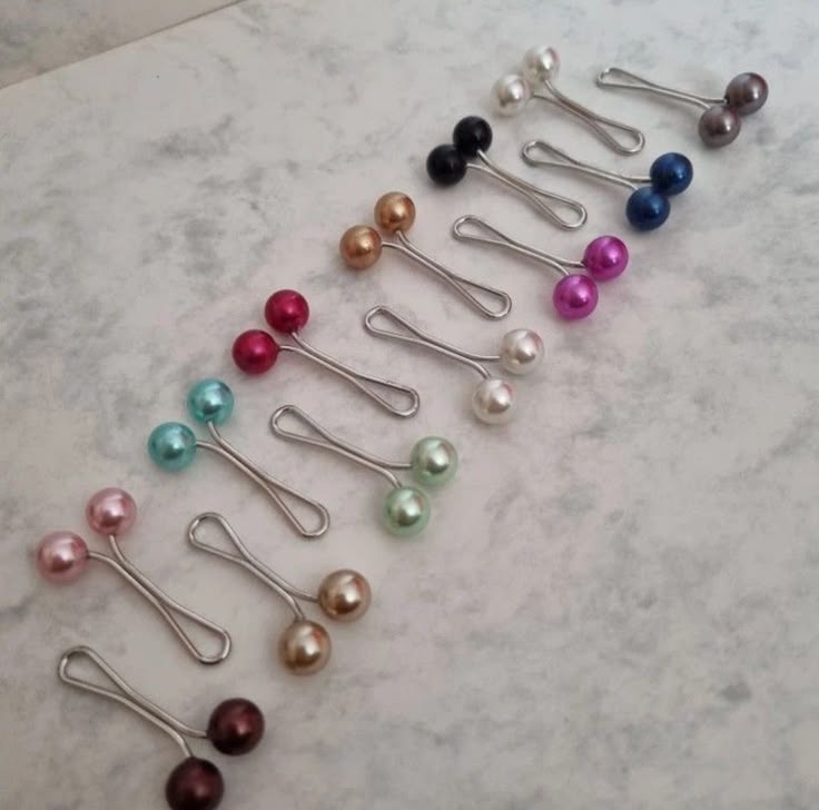 PEARL LOOP PINS-MIX (SET 13 )