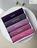 Premium Soft Georgette Hijab Pack of 5 for Women | 185 × 75 cm | Daily Wear & Occasion