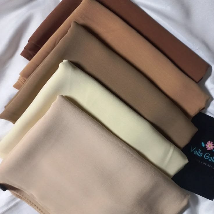 Premium Soft Georgette Hijab Pack of 5 for Women | 185 × 75 cm | Daily Wear & Occasion