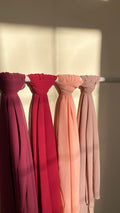 Premium Soft Georgette Hijab Pack of 4 for Women | 185 × 75 cm | Daily Wear & Occasion
