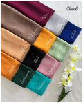 Premium Crochet Lace Chiffon Georgette Hijab – Soft Elegant Everyday Scarf