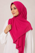 Premium Lace Edge Georgette Hijab – Soft Flow Daily Wear Scarf for Women | Lightweight | 185 × 75 cm