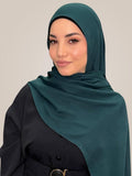 Premium Cotton Modal Hijab-Dark Aqua