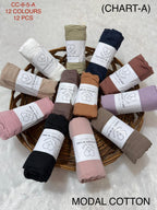Premium Modal Cotton Crinkle pack of 12 cotton fibres allow airflow throughout the day stay cool and comfortable