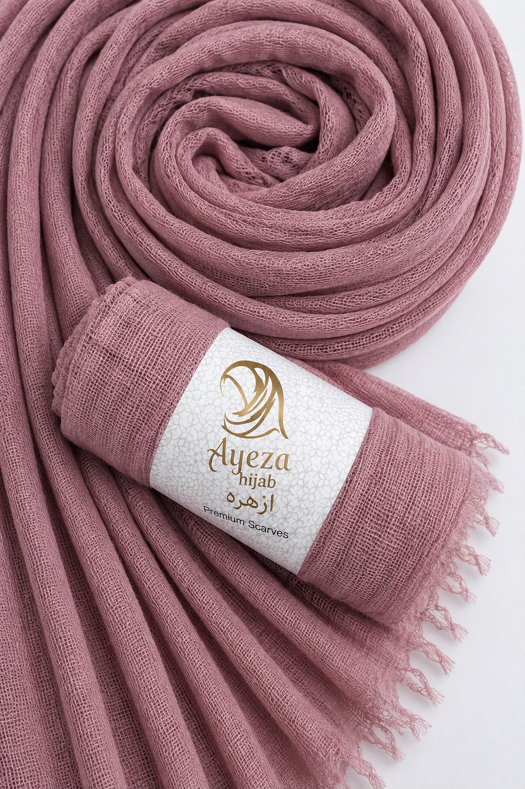 Everyday Crinkle Cotton Hijab – No Ironing Needed all-day comfort