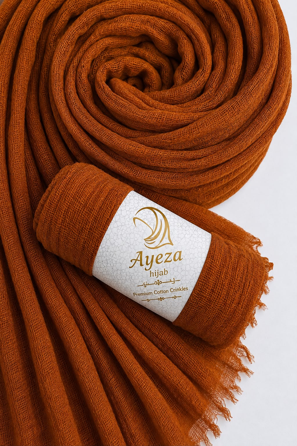 Everyday Crinkle Cotton Hijab – No Ironing Needed all-day comfort
