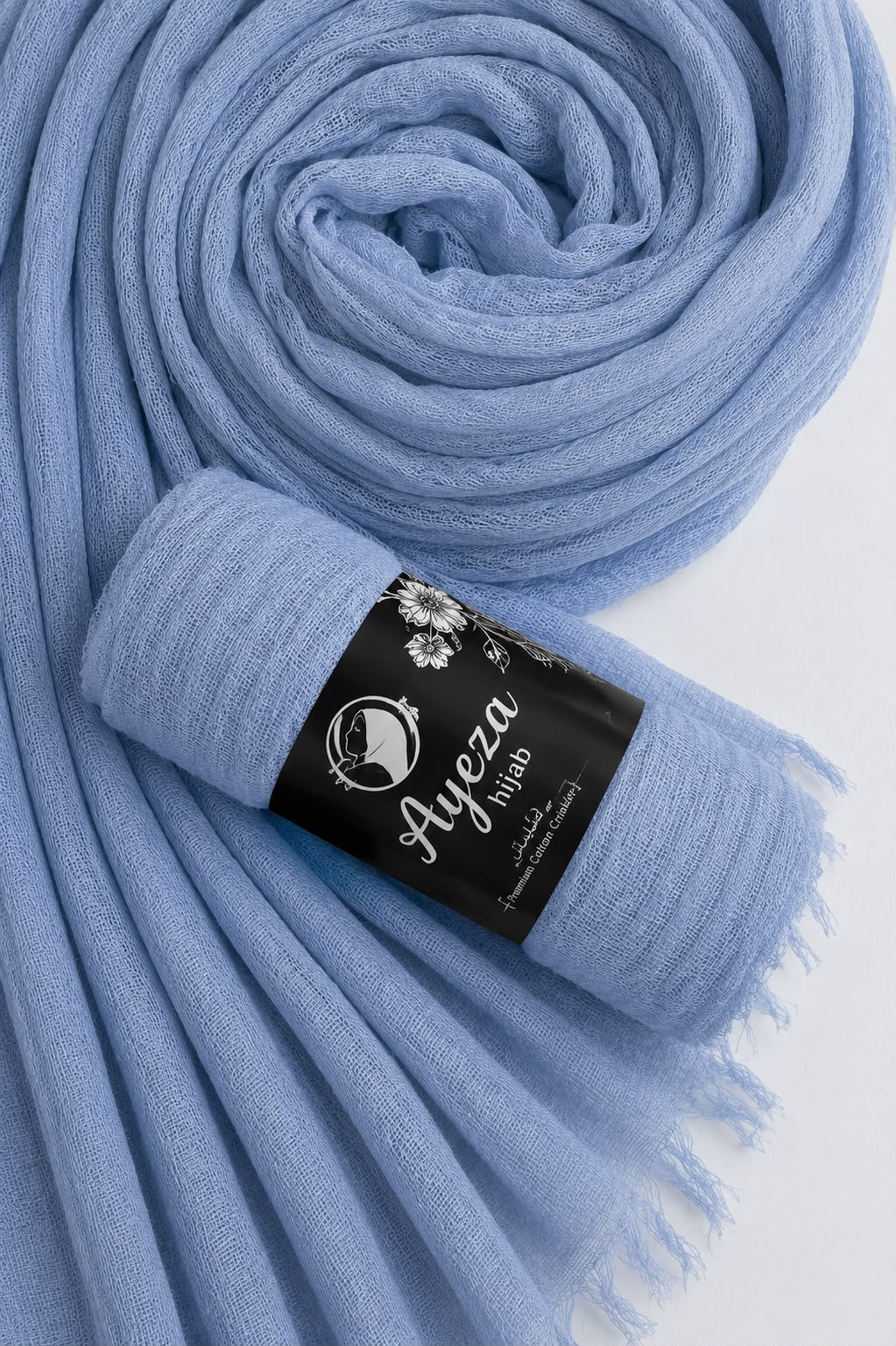 Everyday Crinkle Cotton Hijab – No Ironing Needed all-day comfort