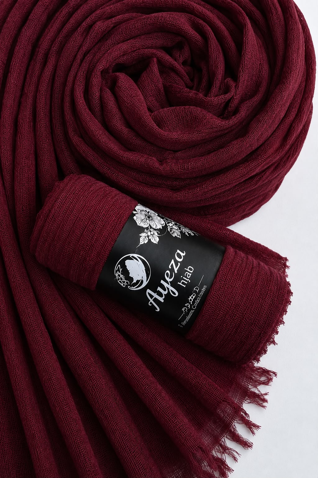 Everyday Crinkle Cotton Hijab – No Ironing Needed all-day wear