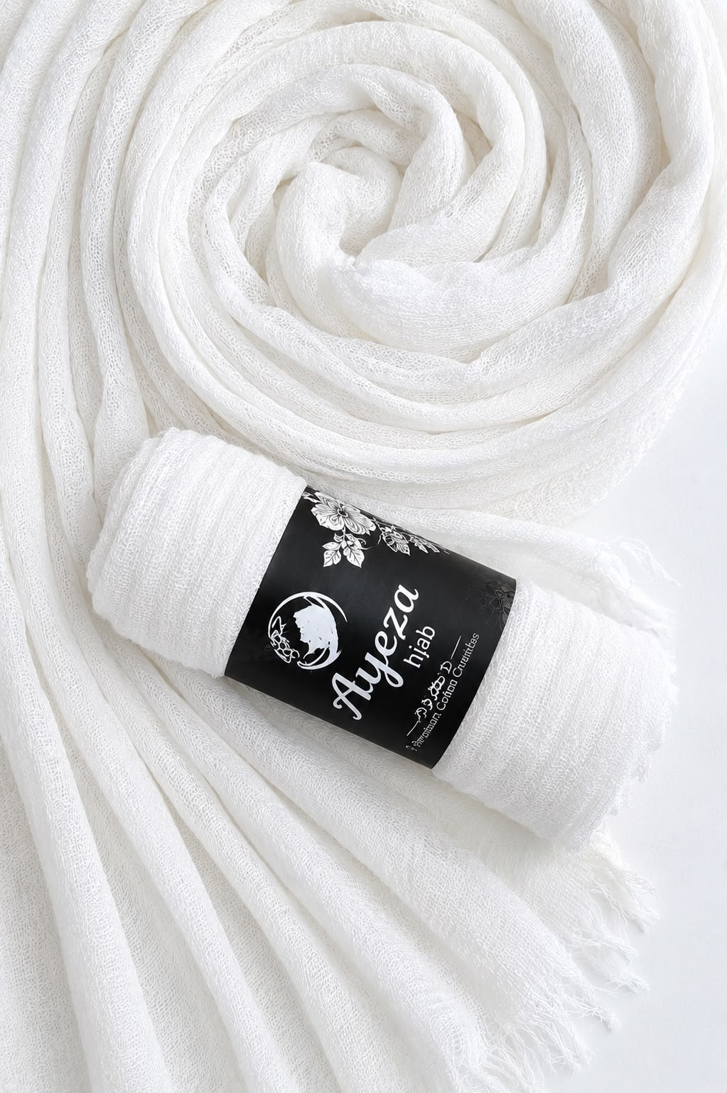 Everyday Crinkle Cotton Hijab – No Ironing Needed all-day wear & comfort fabric