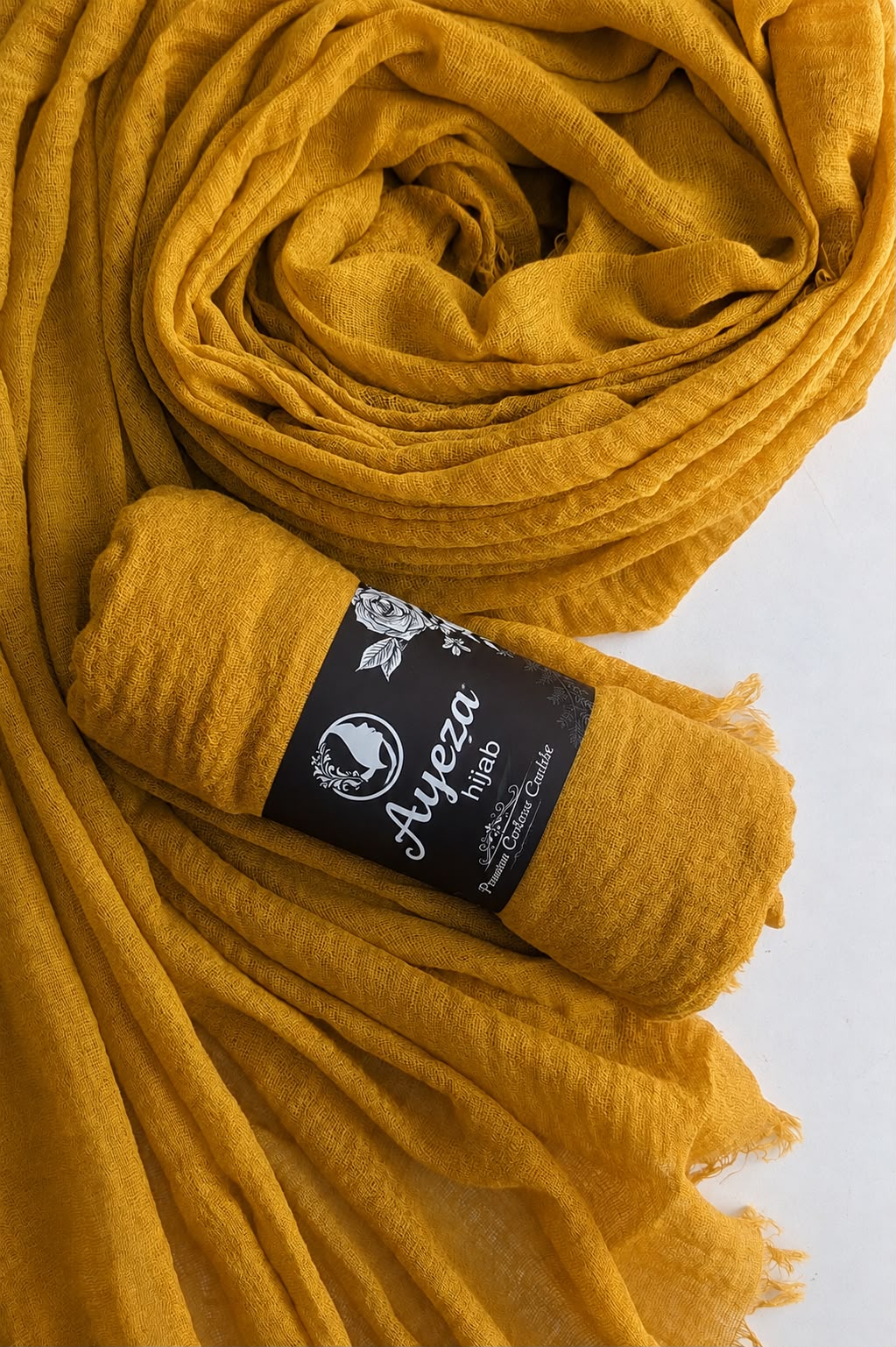 Everyday Crinkle Cotton Hijab – No Ironing Needed all-day wear made from lightweight and breathable cotton