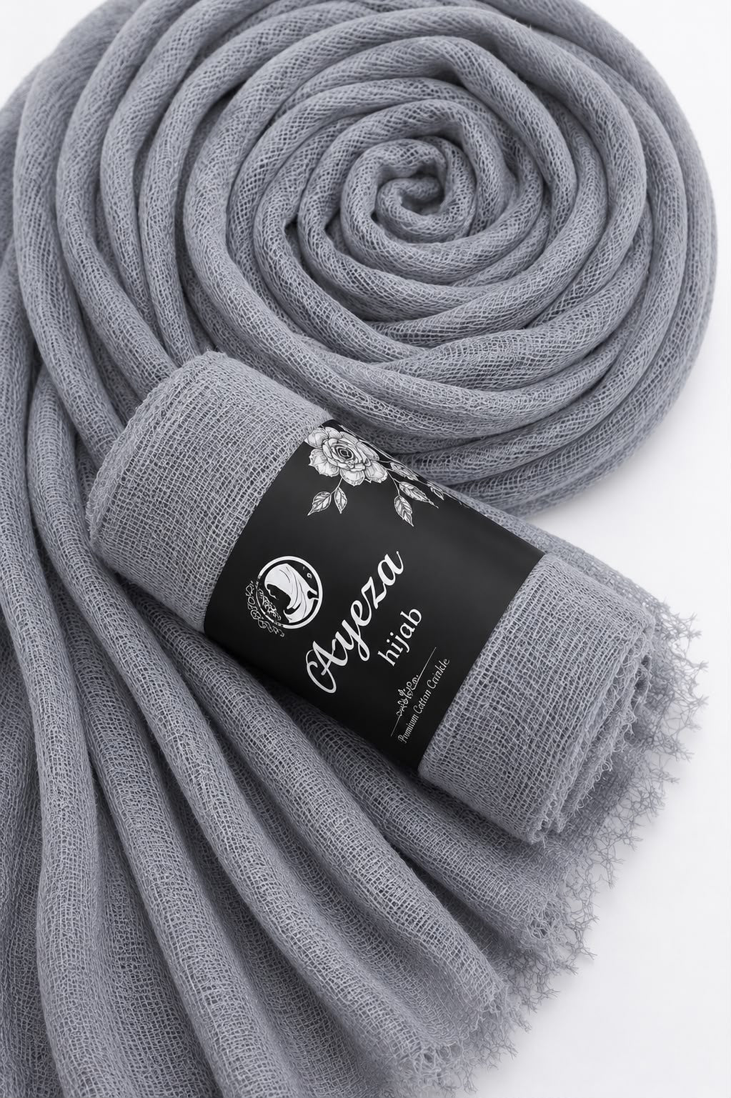 Everyday Crinkle Cotton Hijab – No Ironing Needed All-day wear lightweight comfort