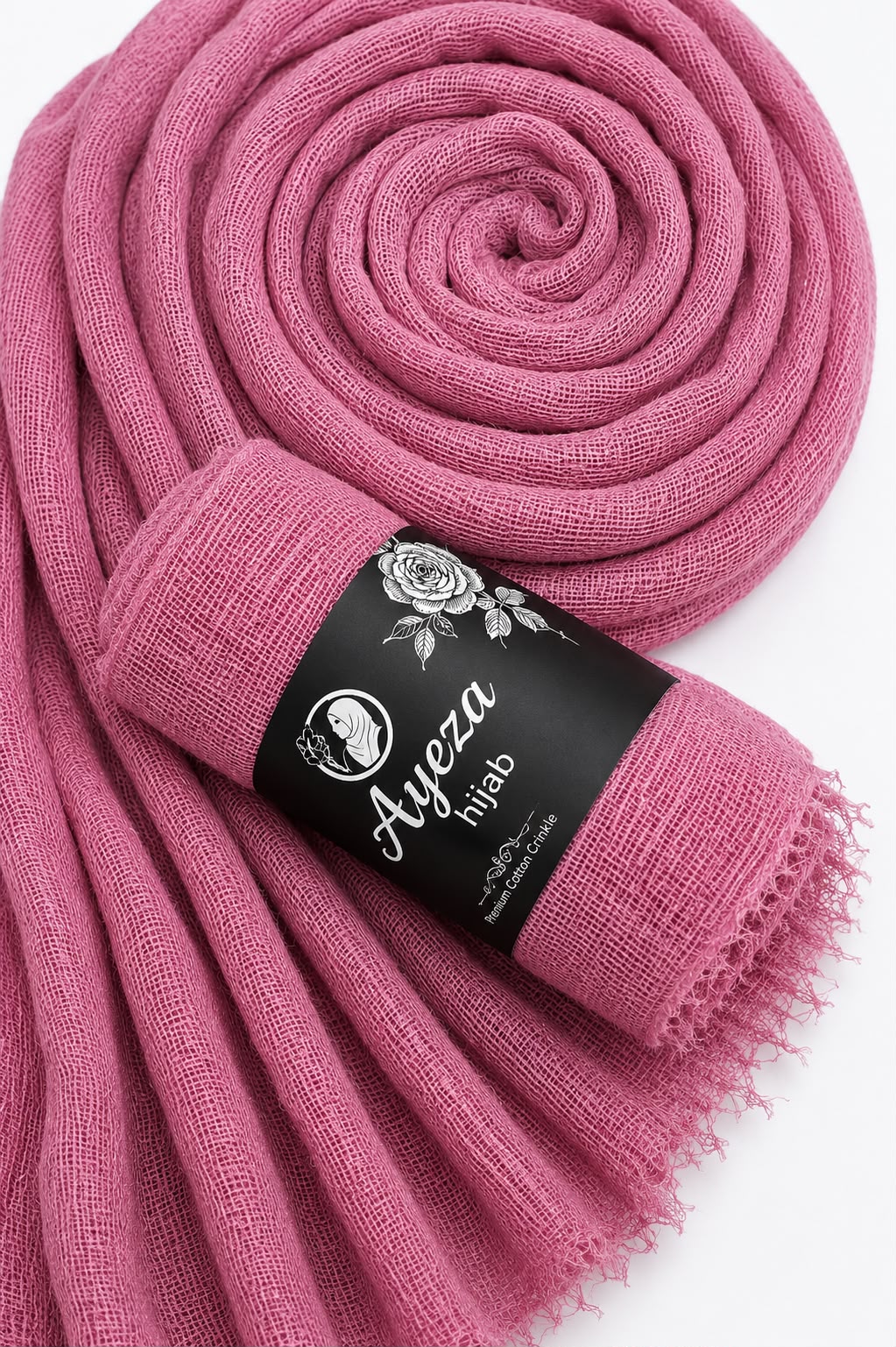 Everyday Crinkle Cotton Hijab – No Ironing Needed all-day comfort