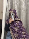 Purple Pashmina Shawl