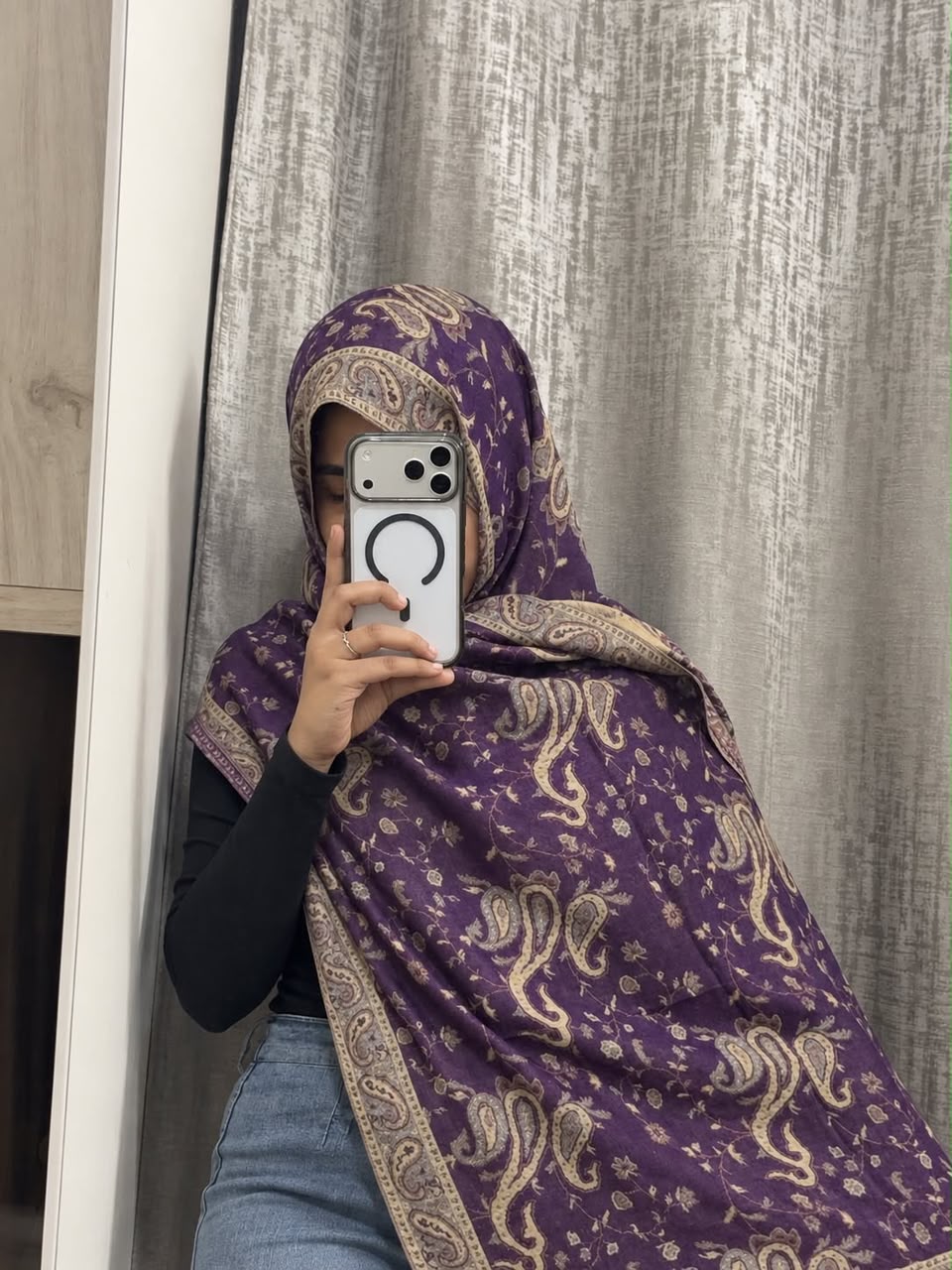 Purple Pashmina Shawl