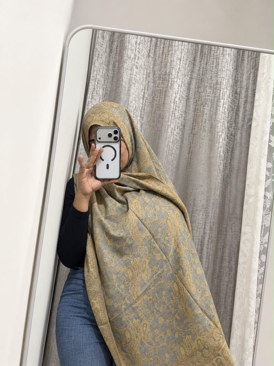 Grey Pashmina Shawl