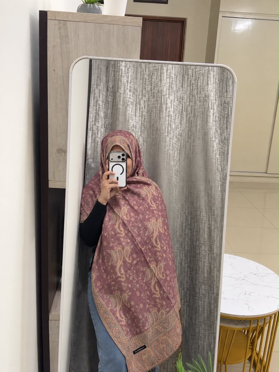 Premium Pink Pashmina Shawl