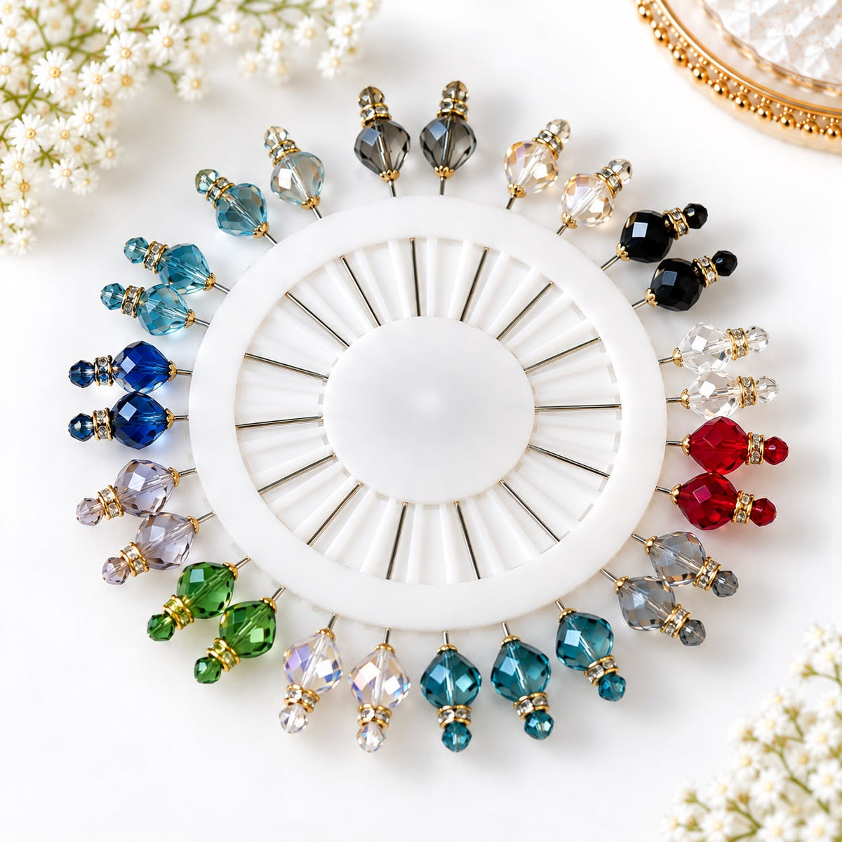 Premium Rare Diamond Heart Pins Combo
