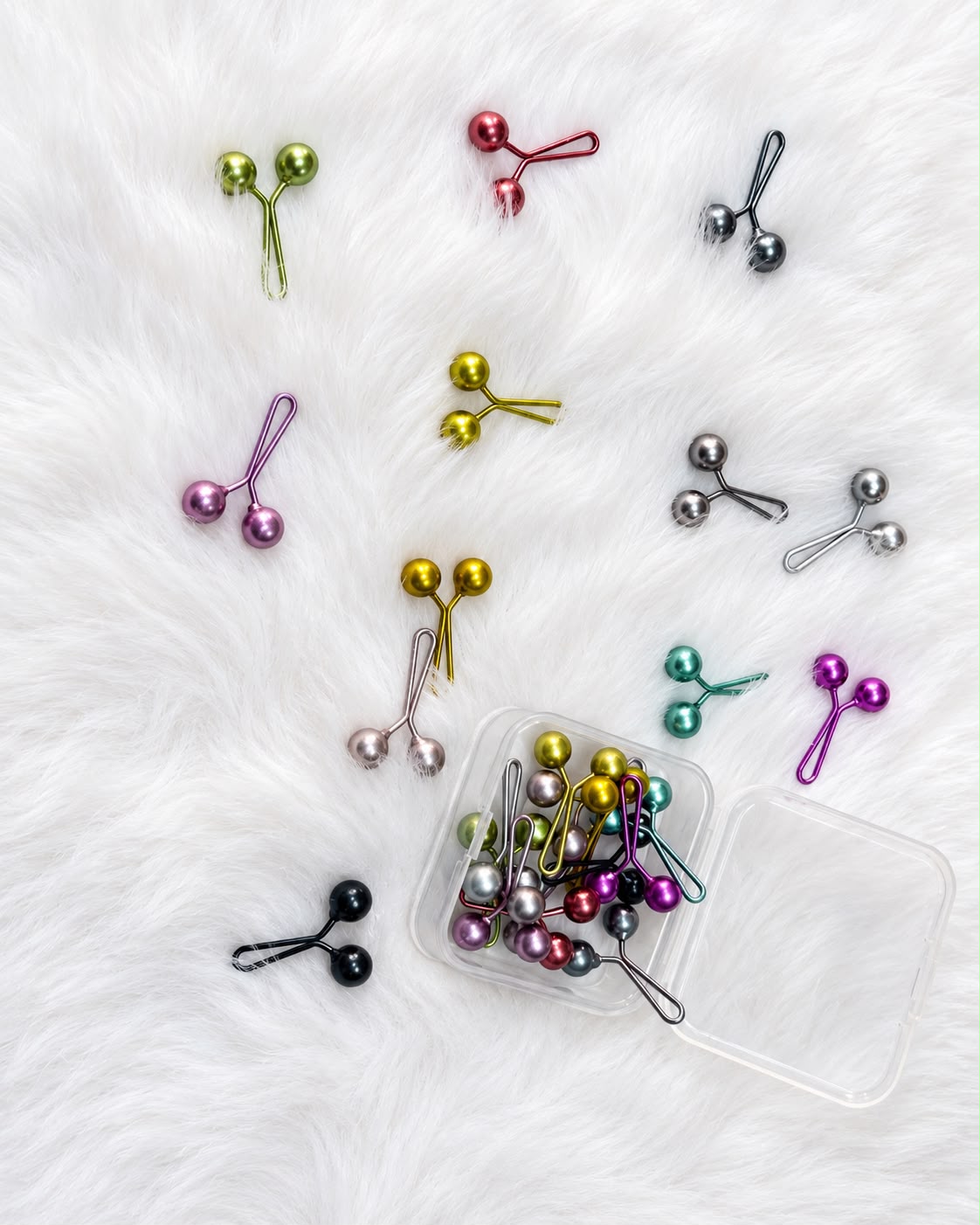 Premium Glossy Loop 12 pins Set