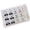 Premium Black White 12 Loop pins combo