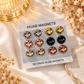 Premium 12 Round Metallic Magnet pin combo