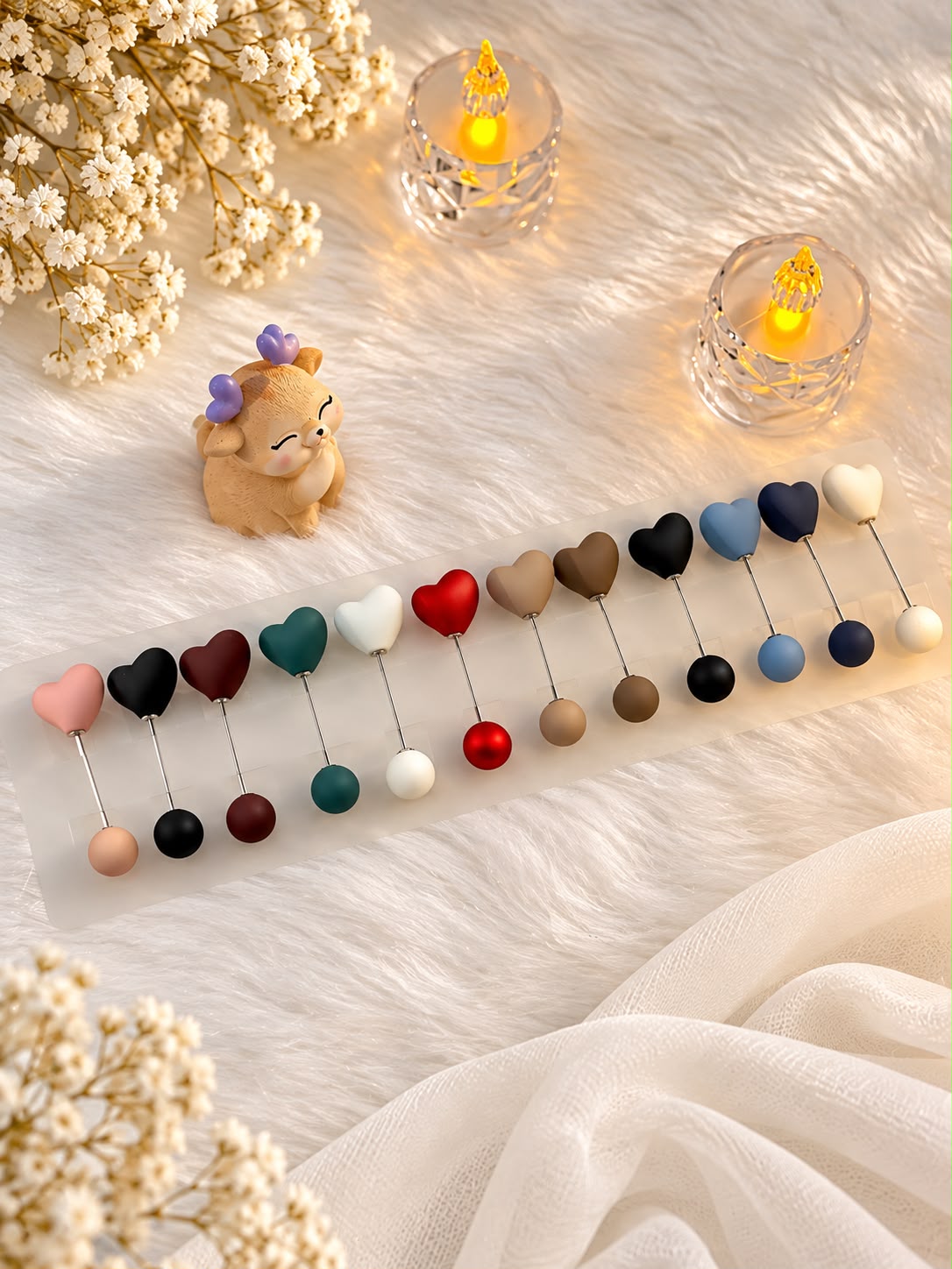 Premium Mix Colour Double pins combo