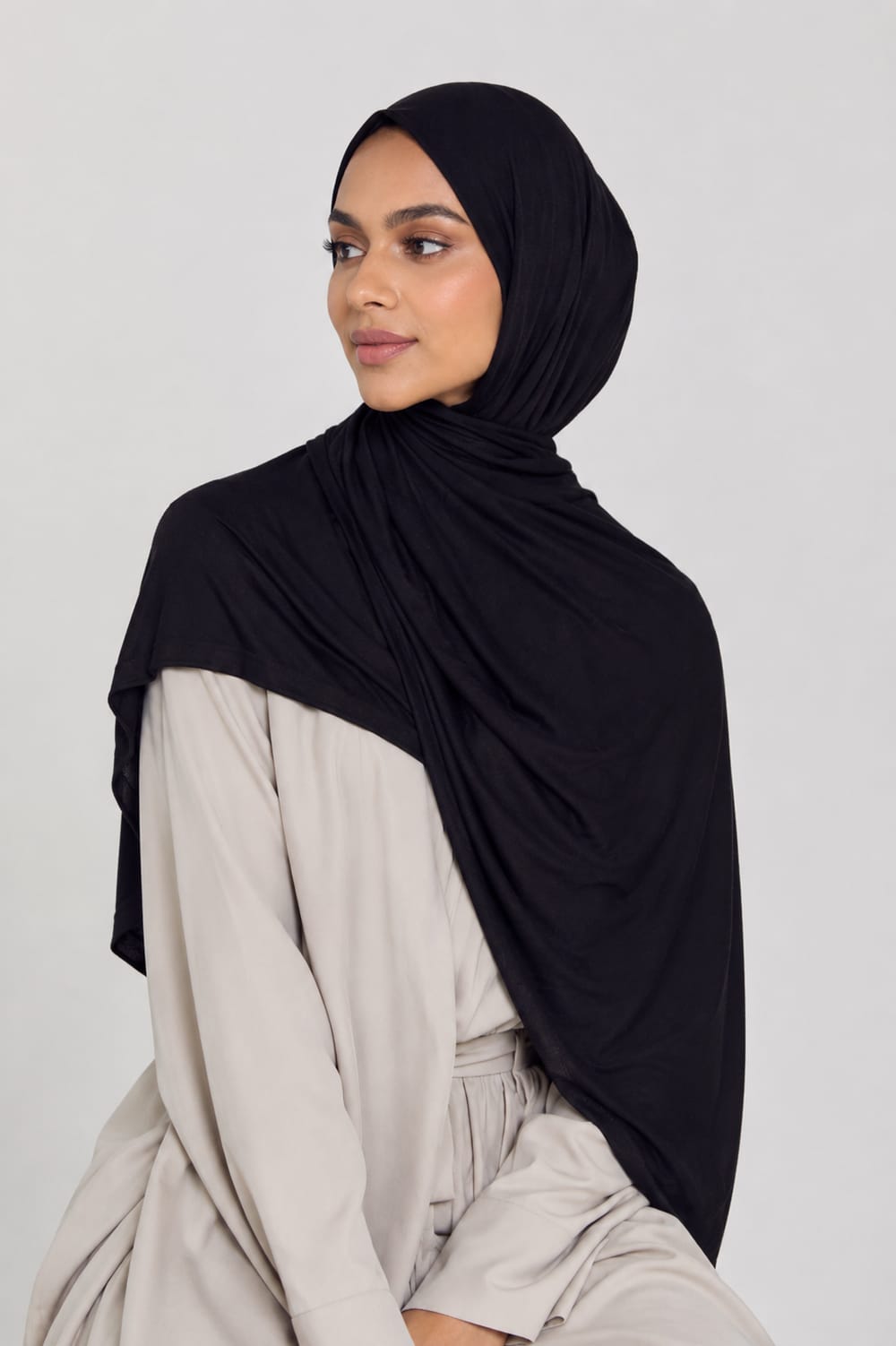 Black Jersey Hijab