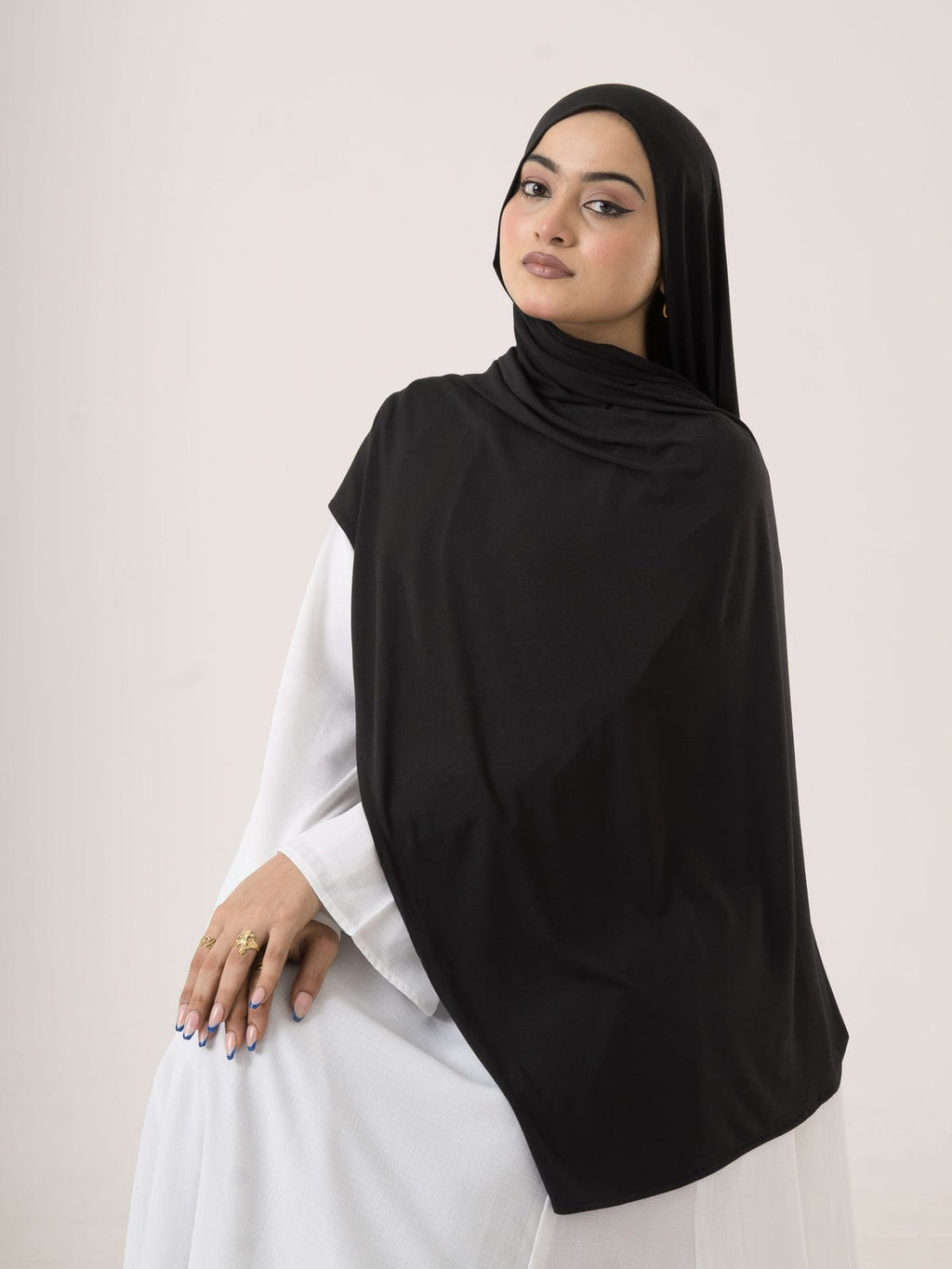 Black Jersey Hijab
