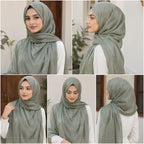 Luxury Crystal Organza Shimmer Hijab