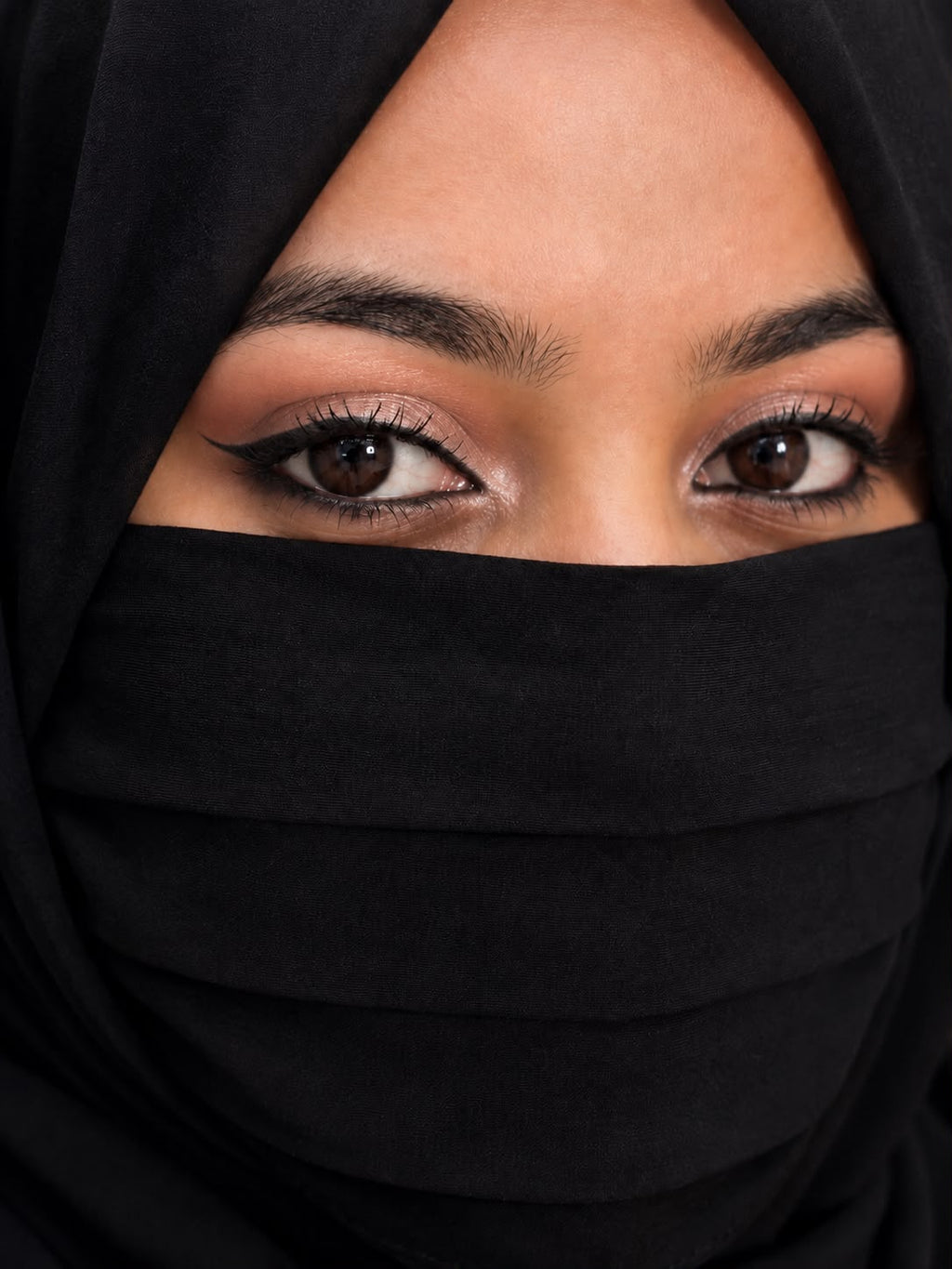 Plain Daily Wear Hijab Friendly Black Mask