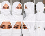 Premium white plane daily wear mask