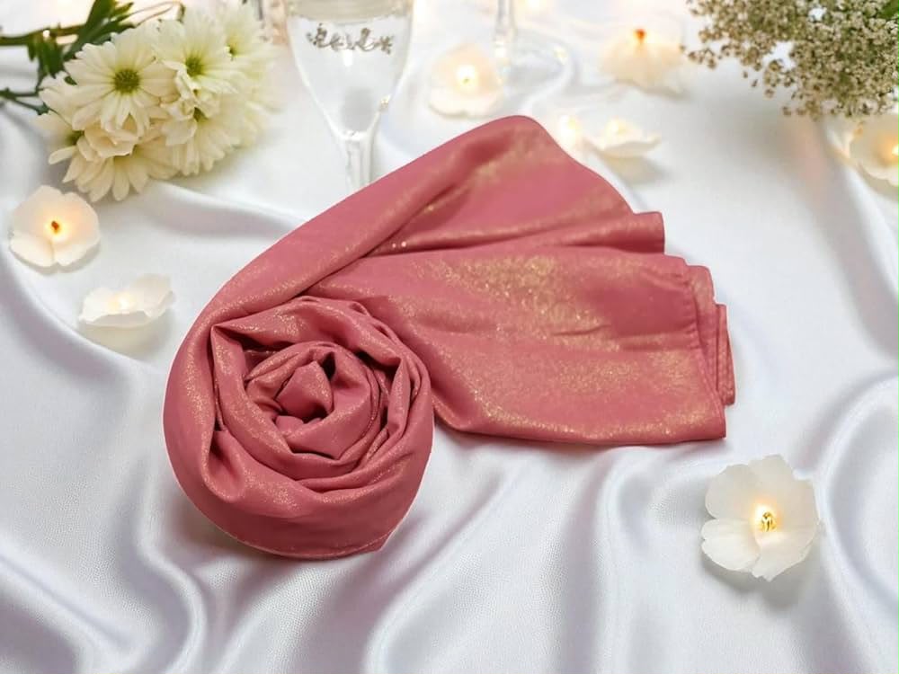 PREMIUM KOREAN GEORGETTE SHIMMER HIJAB FOR SPECIAL OCCASION PACK OF 3