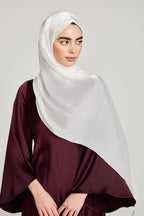 Luxury Organza Hijab - White