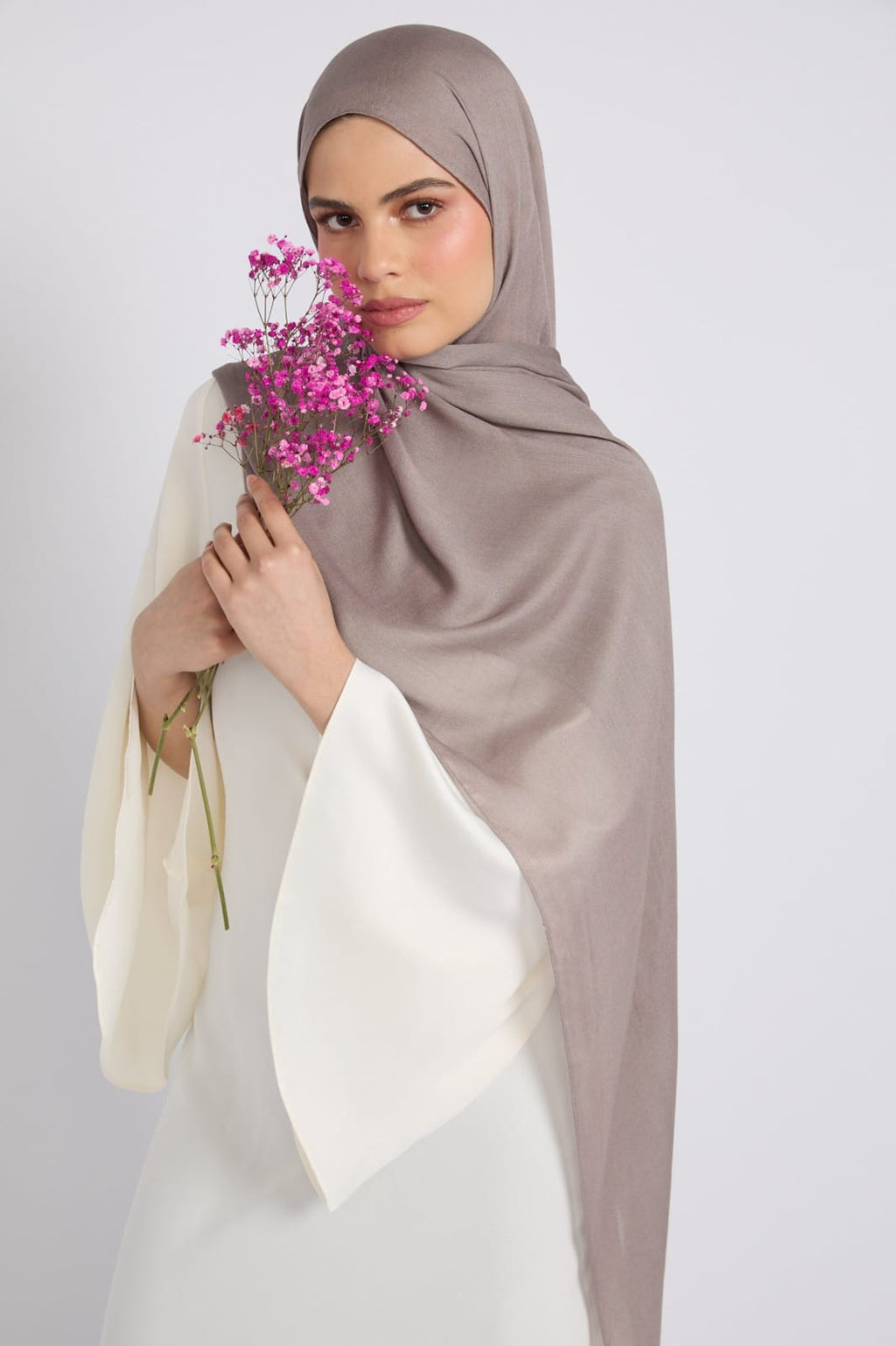 Premium Cotton Modal Hijab - December Sky