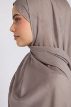 Premium Cotton Modal Hijab - December Sky