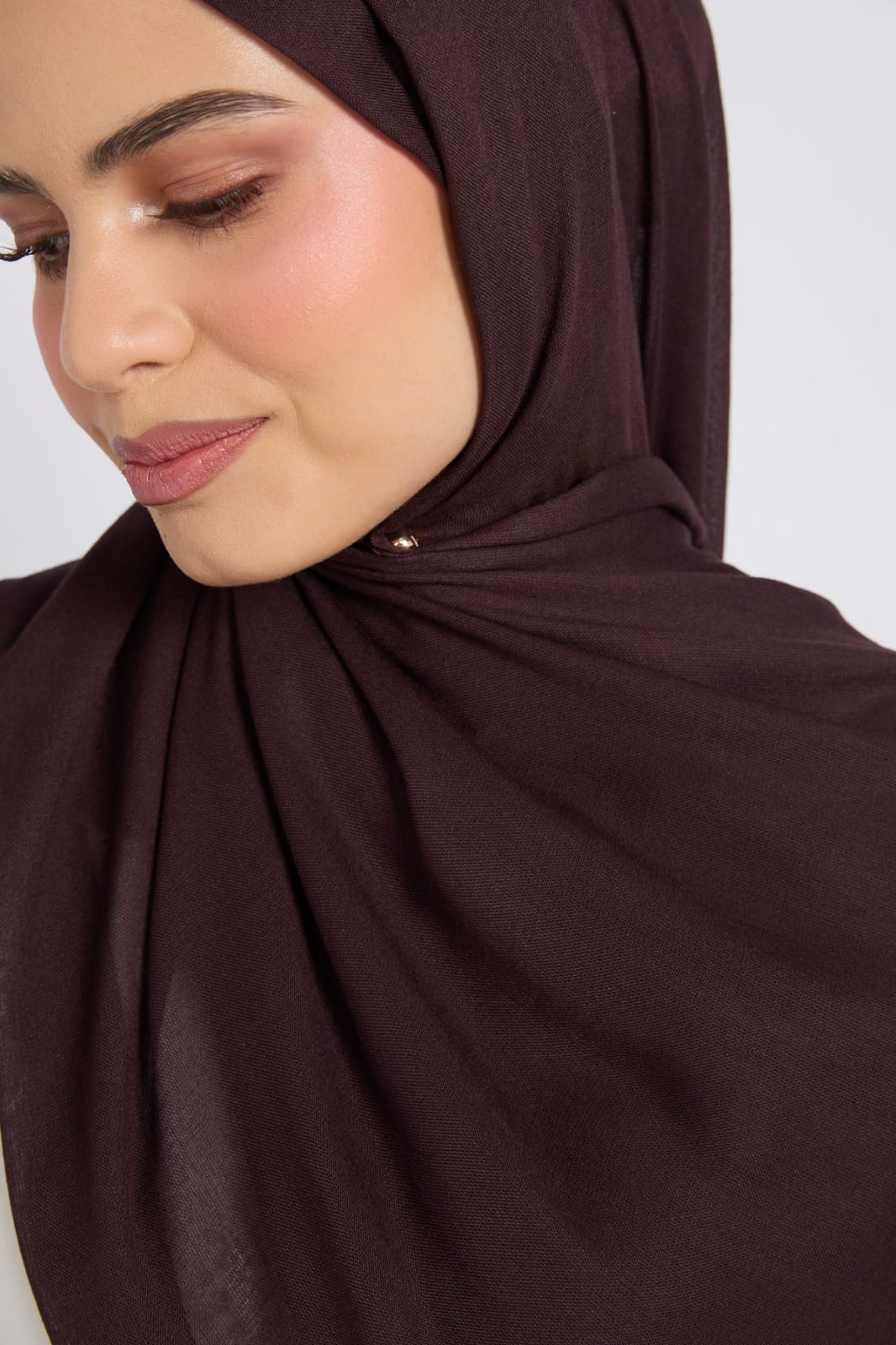 Premium Cotton Modal Hijab - Espresso