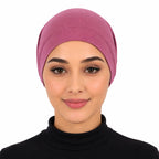 Premium Chiffon Inner Hijab Cap / Ready-to-Wear Slip-On Cap