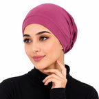 Premium Chiffon Inner Hijab Cap / Ready-to-Wear Slip-On Cap