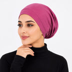 Premium Chiffon Inner Hijab Cap / Ready-to-Wear Slip-On Cap