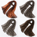 Chiffon Animal Print & Spotted Hijab Collection (Set of 4)