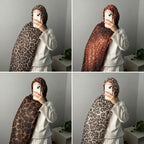 Chiffon Animal Print & Spotted Hijab Collection (Set of 4)