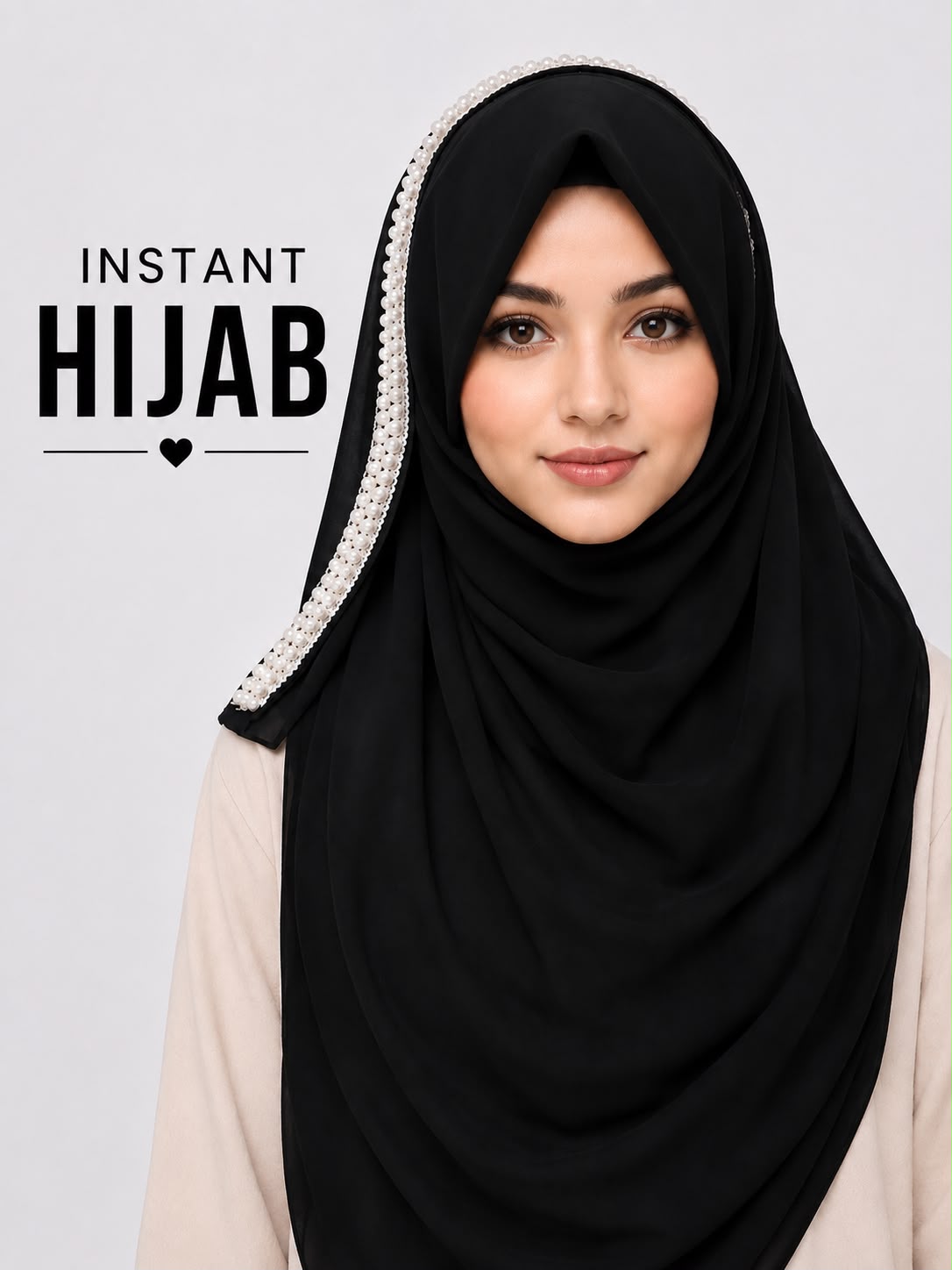 Profile Pearl Chiffon Instant Hijab