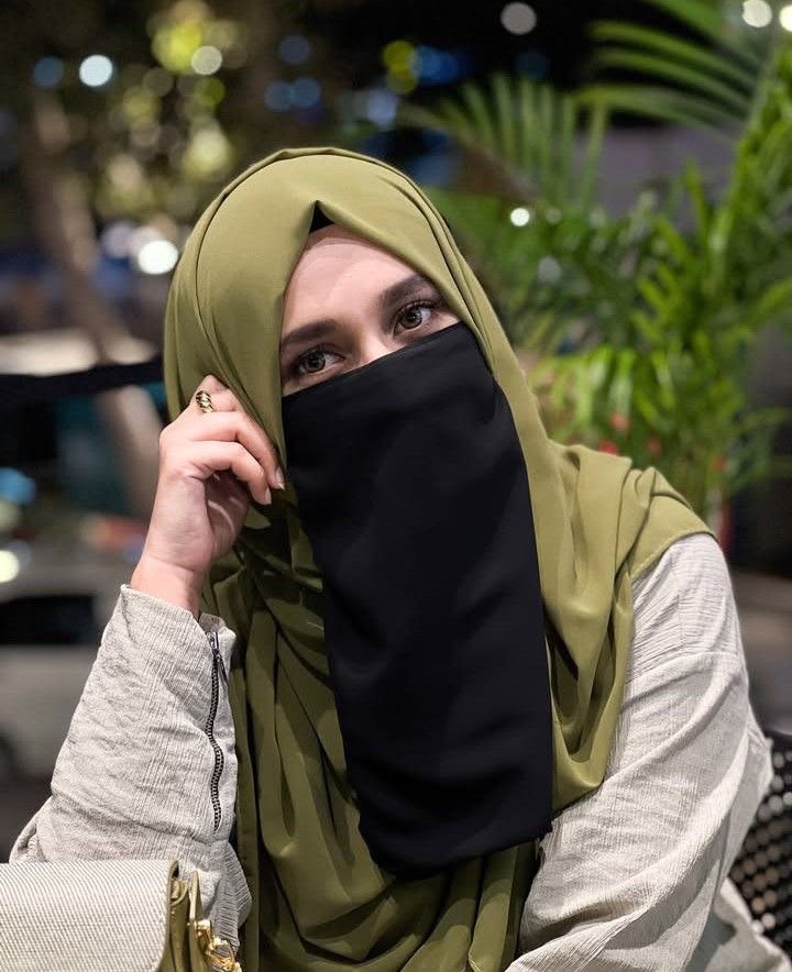 Premium Black Half Naqab for Women (12 × 14 Inches) | Lightweight Breathable Islamic Face Veil | Soft Modest Muslim Nose Piece | Comfortable Daily Wear Hijab Accessory