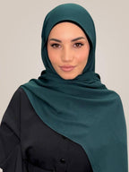 Premium Cotton Modal Hijab-Dark Aqua
