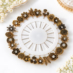 Premium Gold Flower 30 Pins Set
