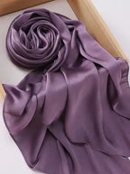 Muna Satin Maroon Pista Purple