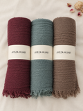 Premium Cotton Crinkle Combo -(4 Set) easy styling lightweight and non-slip these hijabs
