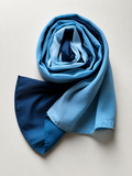 Ayeza Premium Ombre Georgette Hijab for Women – Gradient Shaded Chiffon Scarf