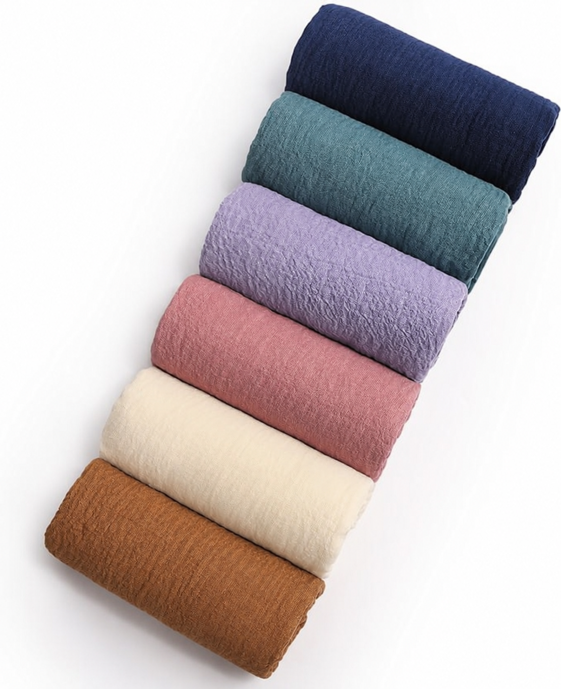 Premium Cotton Crinkle Combo -(6 Set) easy styling lightweight and non-slip these hijabs