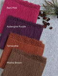 Premium Cotton Crinkle Combo -(4 Set) easy styling lightweight and non-slip these hijabs